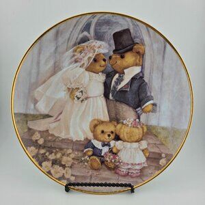 Franklin Mint Limited Edition Just Married by Patricia Brooks Collector Plate
